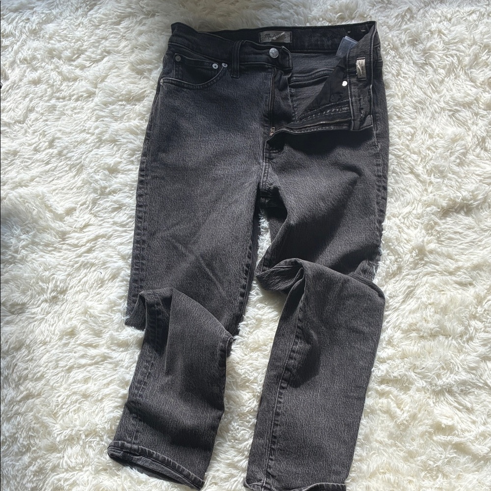Madewell Dark Gray the Perfect Vintage Jean